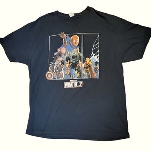 Marvel Studios Black Tshirt Zombie Captain America Xl